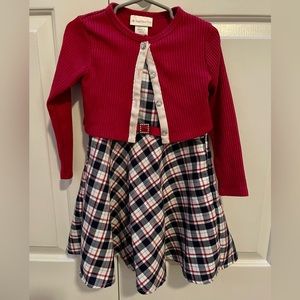 Adorable Toddler Girl 2 Piece Dress Sz 4T